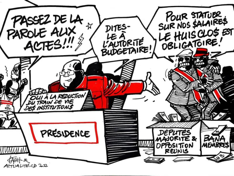 Les caricatures de ACTUALITE.CD sont réalisées par Kash