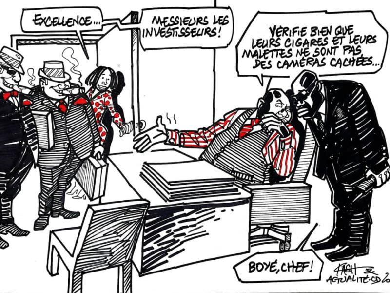 Les caricatures de ACTUALITE.CD sont réalisées par Kash