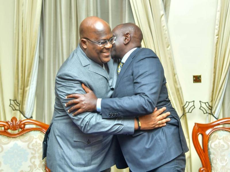 Félix Tshisekedi et William Ruto