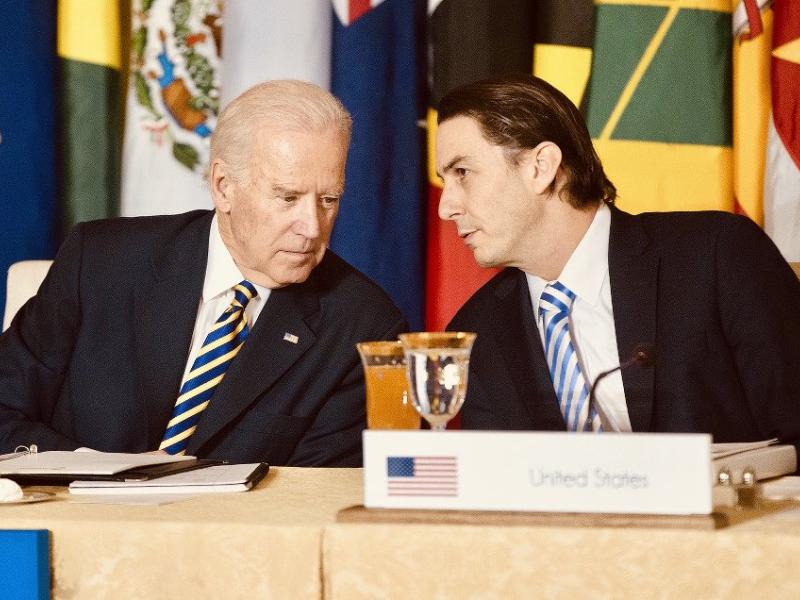 Amos Hochstein et Joe Biden 