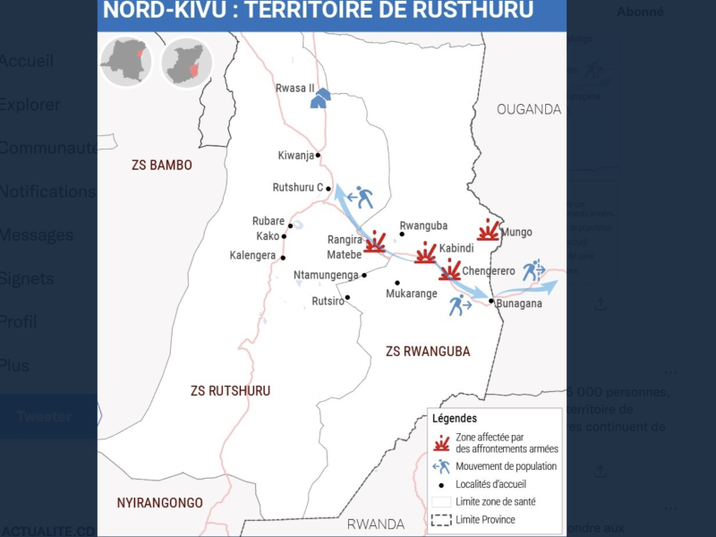 Carte produite par OCHA