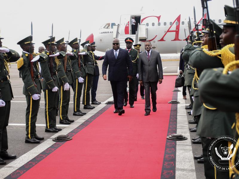 Félix Tshisekedi à Luanda