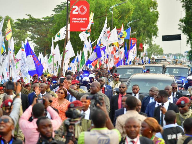 Félix Tshisekedi à Mbandaka