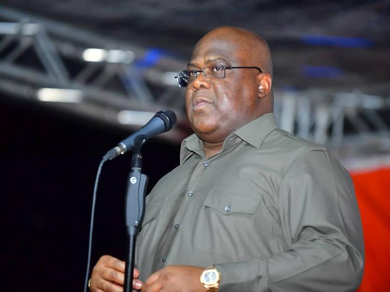 Félix Tshisekedi à Mbandaka