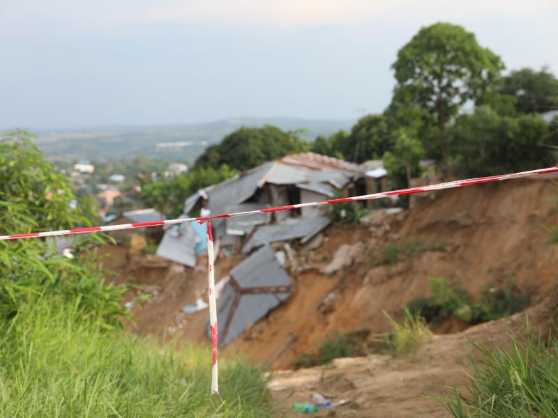 Dégats après la pluie à Kinshasa, Photo OCHA