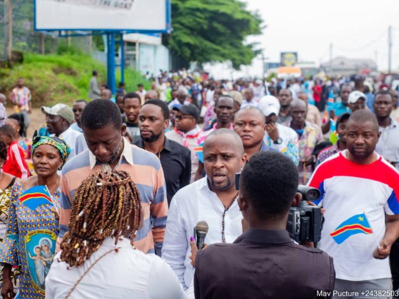 Marche des catholiques en RDC contre l'agression rwandaise