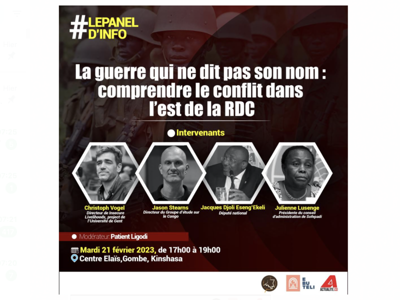 La Panel d'info/Accès sur invitation