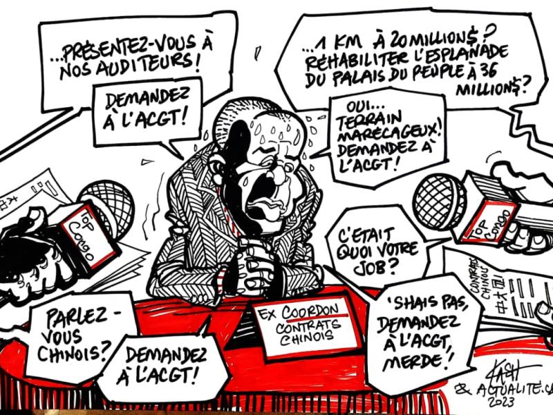 Les caricatures de ACTUALITE.CD sont réalisées par Kash