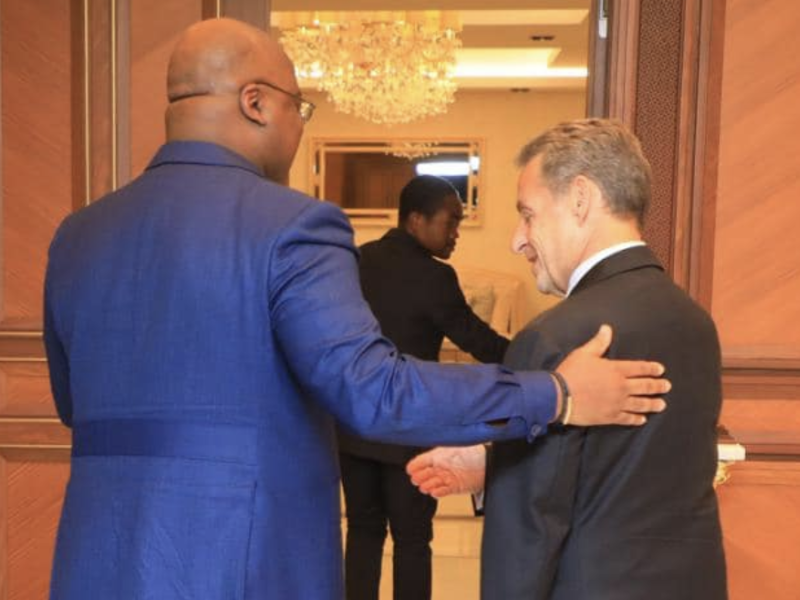 Félix Tshisekedi et Nicolas Sarkozy