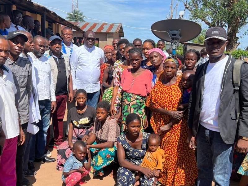 Guy Mafuta à l’hôpital de Kamuesha 