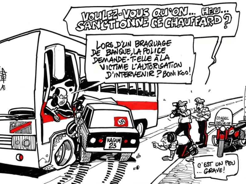 Les caricatures de ACTUALITE.CD sont réalisées par Kash