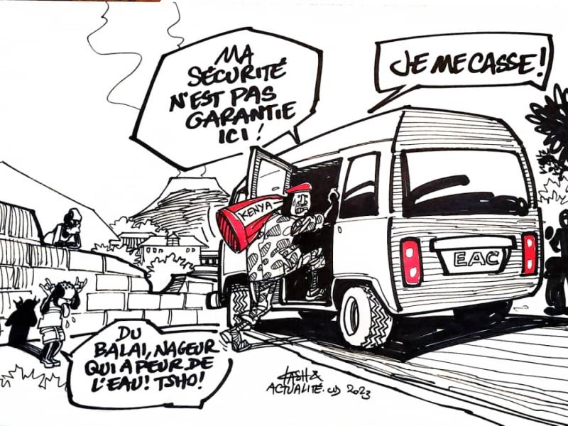 Les caricatures de ACTUALITE.CD sont réalisées par KASH