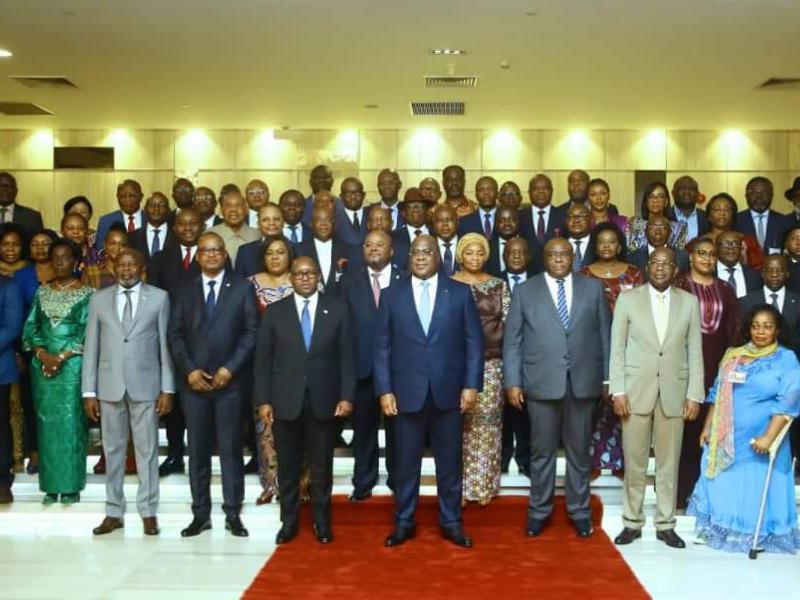 Les membres du gouvernement Sama Lukonde II