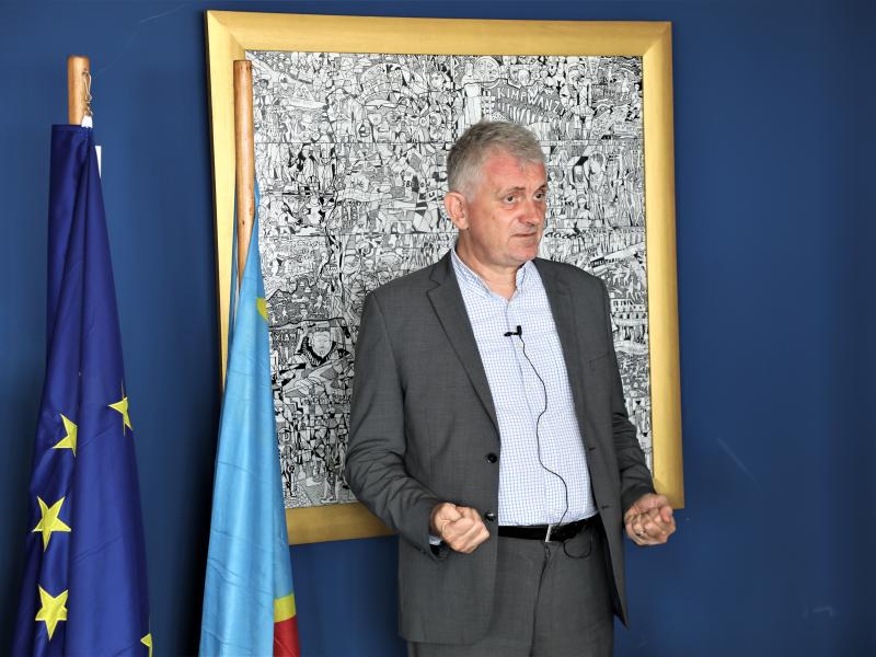 Jean-Marc Châtaigner, chef de la délégation de l'Union européenne en RDC