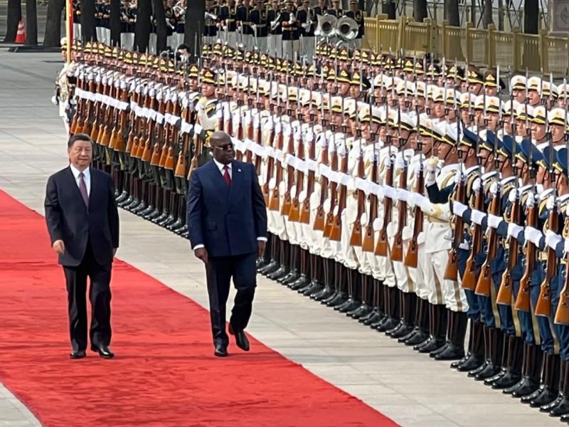 Félix Tshisekedi en Chine