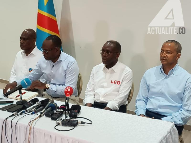 Martin Fayulu, Moise Katumbi, Matata Ponyo et Delly Sesanga