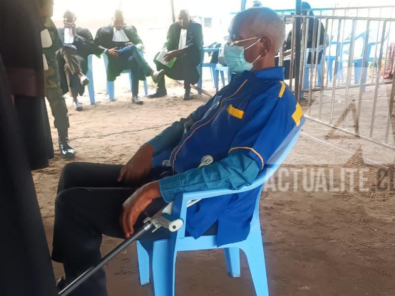 Le député national Edouard Mwangachuchu devant la Haute cour militaire