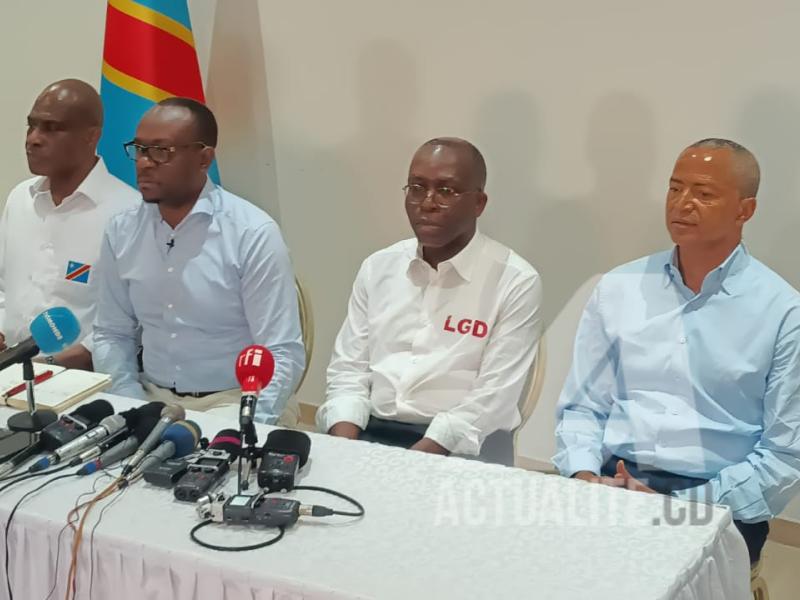 Martin Fayulu, Delly Sesanga, Matata Ponyo et Moise Katumbi