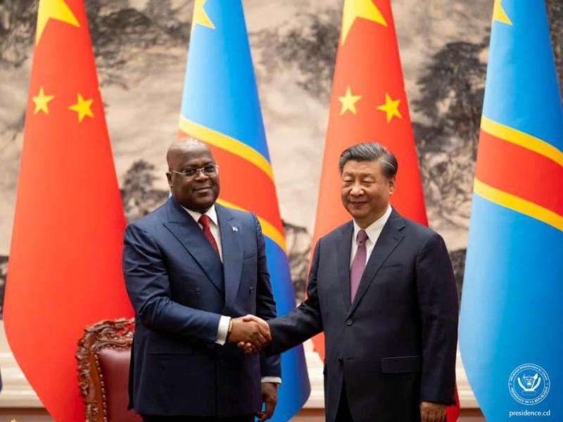  XI Jinping et Félix Tshisekedi