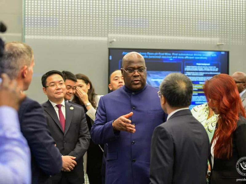 Félix Tshisekedi en Chine