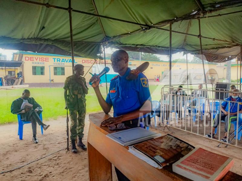 Le commissaire divisionnaire Vital Umiya Awashango