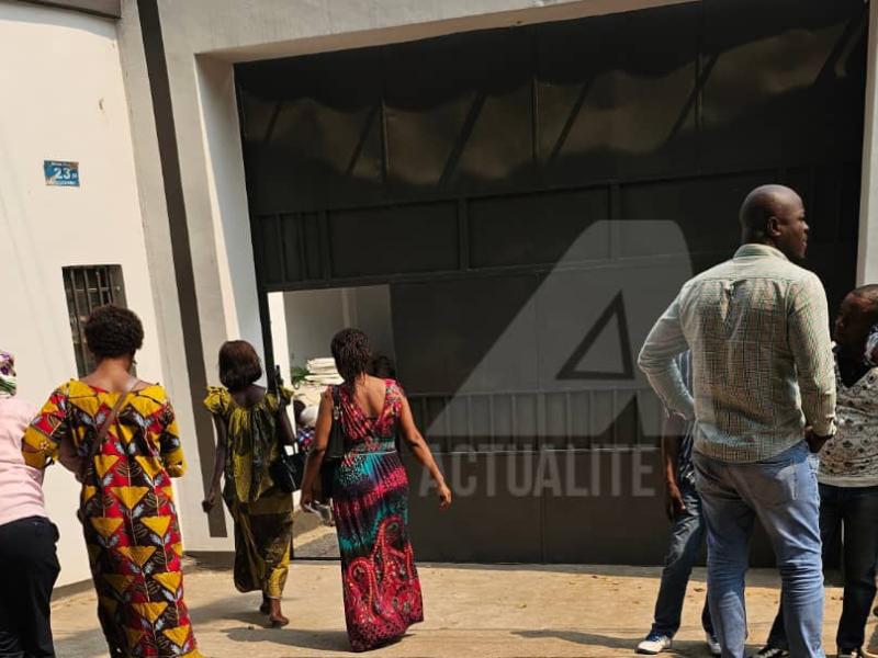 L'entrée de la résidence de Chérubin Okende sur l'avenue Mont Fleury à Kinshasa