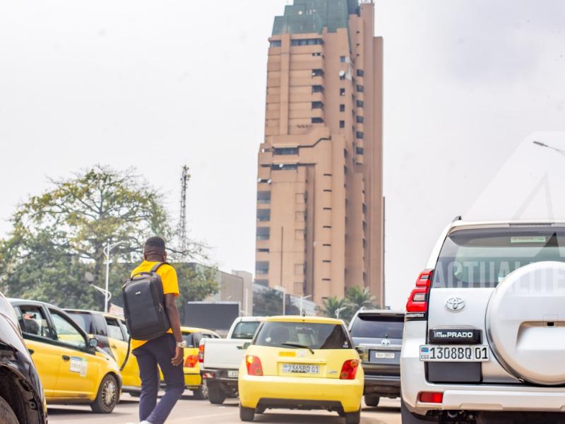 Trafic sur le boulevard du 30 juin à Kinshasa