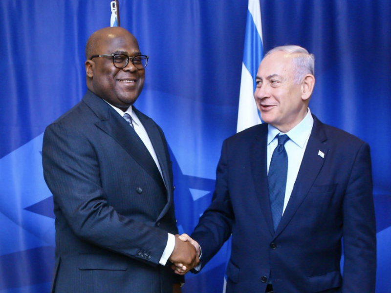 Benjamin Netanyahu et Félix Tshisekedi