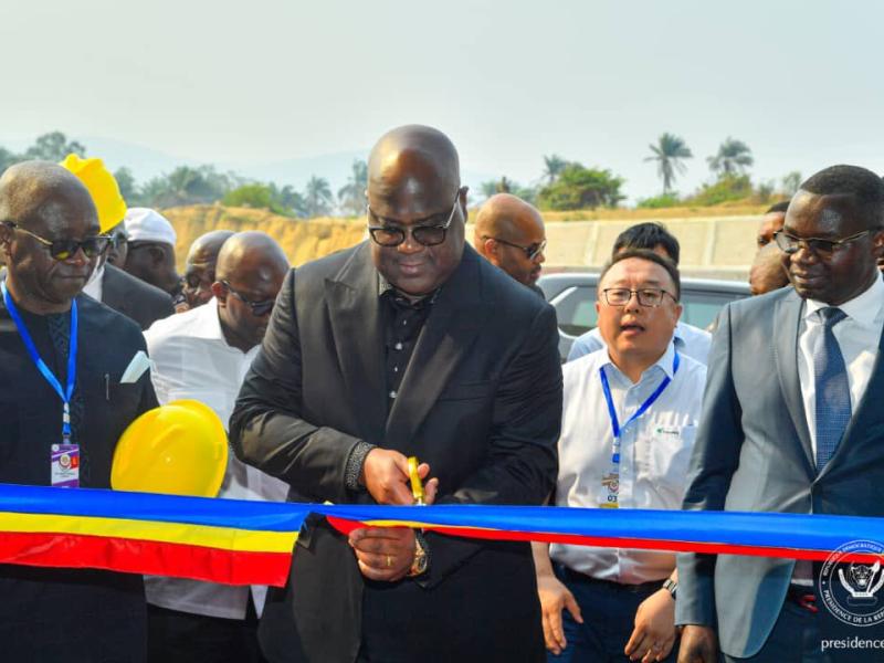 Félix Tshisekedi coupe le ruban à la ZES de Maluku