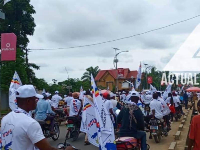 Mobilisation à Kindu pour accueillir Félix Tshisekedi