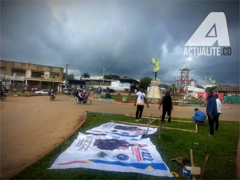 Campagne électorale à Beni