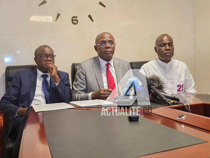 Denis Mukwege, Théodore Ngoy et Martin Fayulu