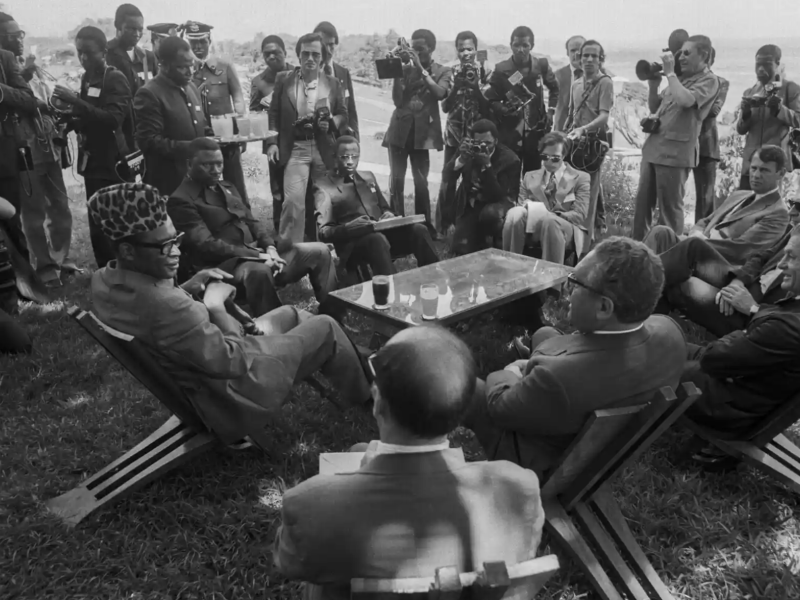 Henry Kissinger à Kinshasa/Loic-Marie Quentin/Gamma-Rapho, via Getty Images)