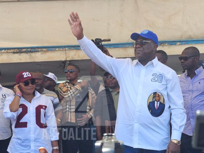 Félix Tshisekedi en campagne électorale 