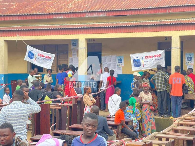 Un centre de vote à Kindu