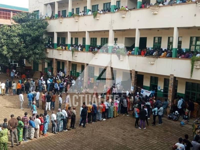 Un centre de vote à Bukavu 