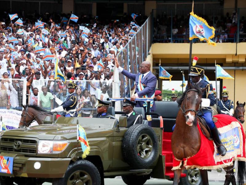 Félix Tshisekedi à la céremonie d'investiture