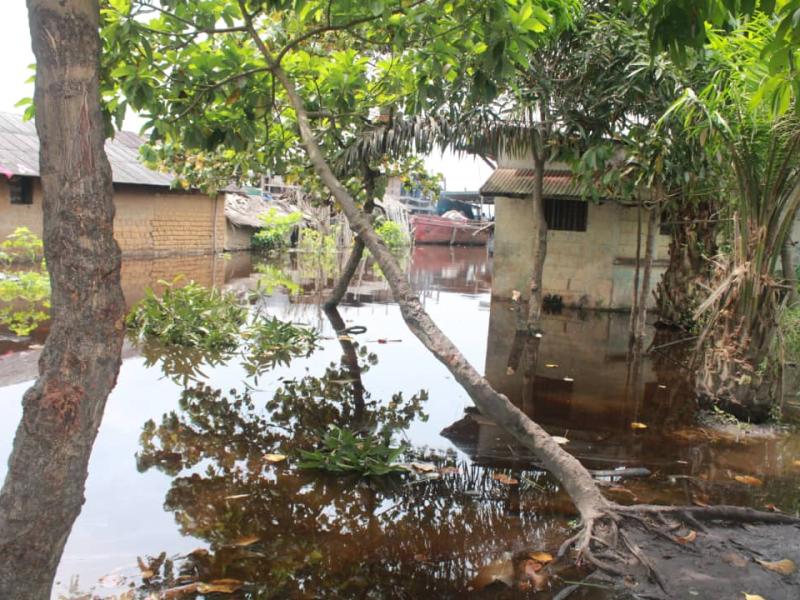 Inondation à Mbandaka, Ph. Hornela Mumbela