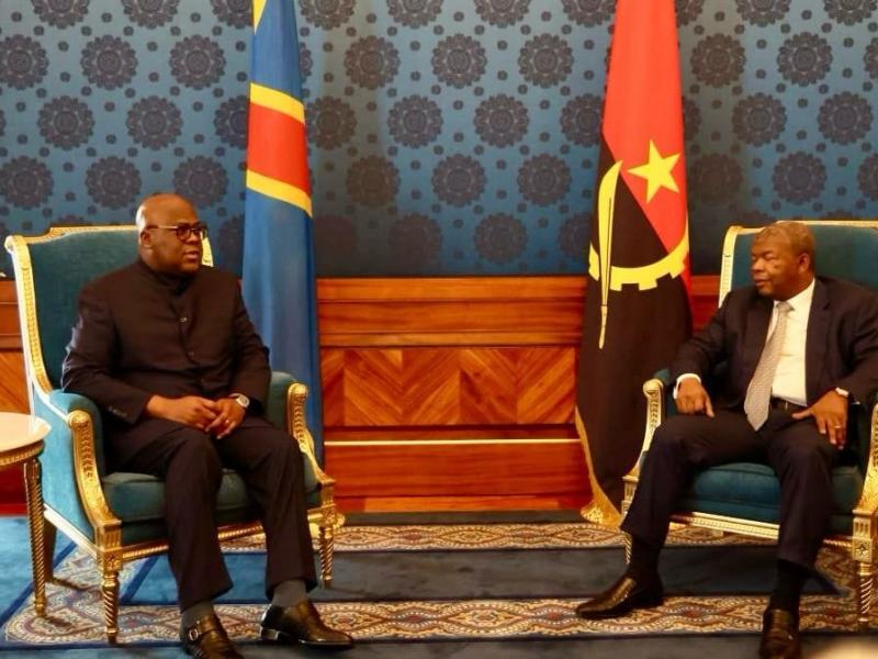 Félix Tshisekedi et João Lourenço