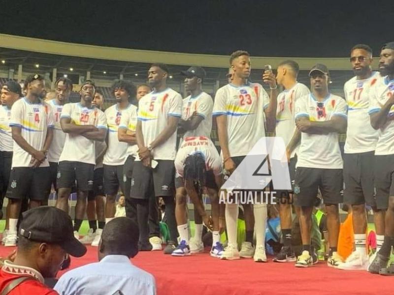 Les Léopards accueillis au stade des Martyrs après la CAN 2023 