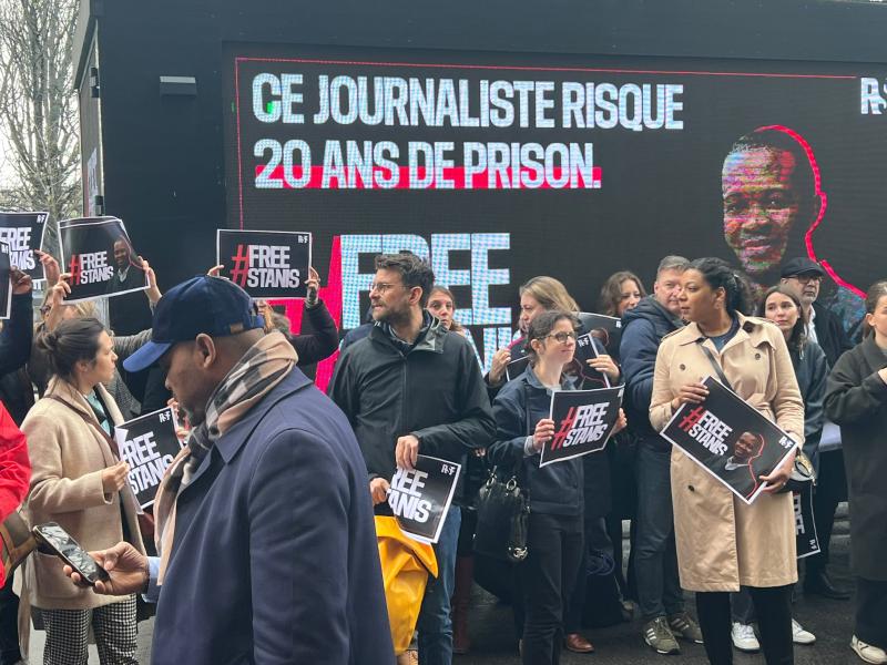 Mobilisation à Paris pour Stanis Bujakera