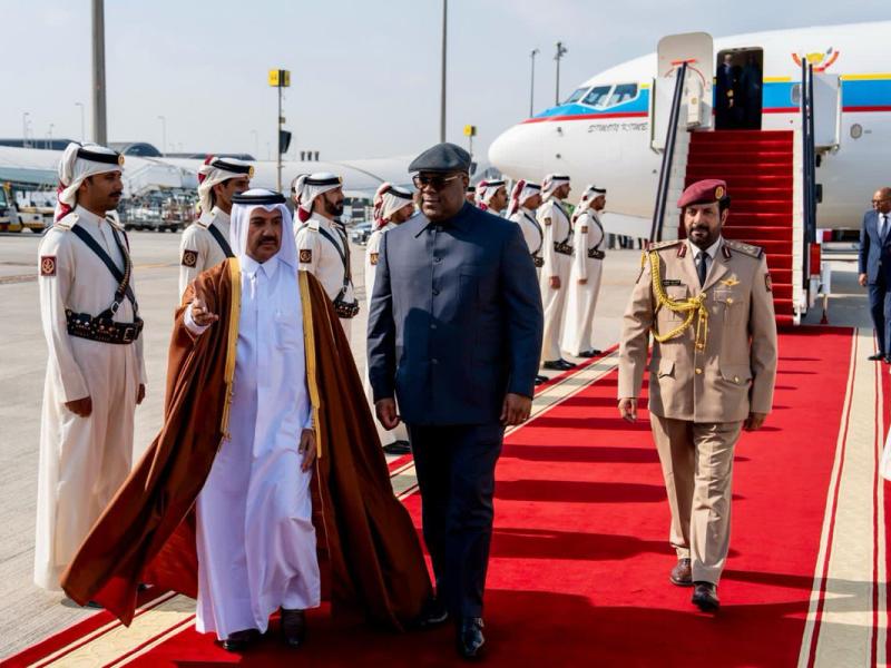 Félix Tshisekedi à Doha