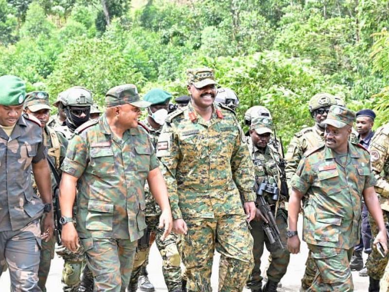 Les chefs des FARDC et UPDF