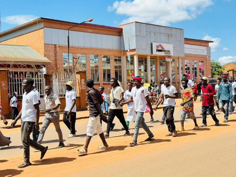 Marche contre la PCR à Butembo