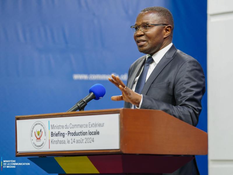 Julien Paluku Kahongya, ministre du commerce extérieur 