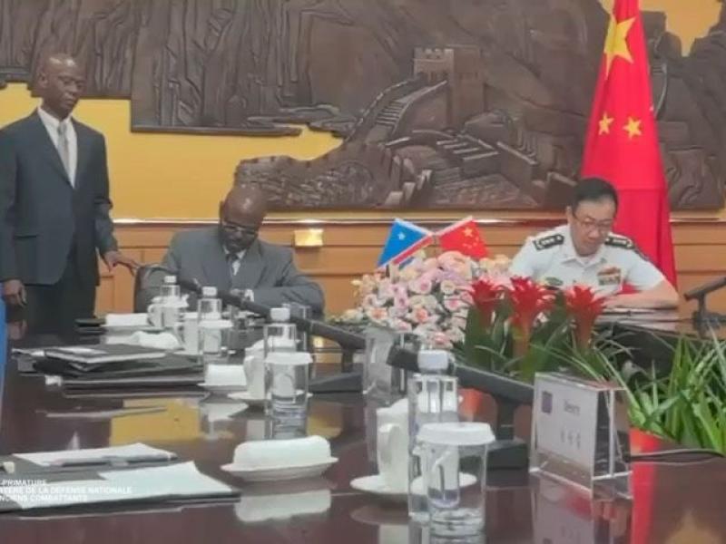 La RDC et la Chine signent un accord de coopération militaire pour renforcer les FARDC