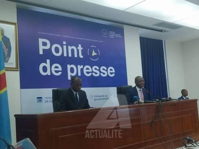 Point de presse du Ministre de la Santé