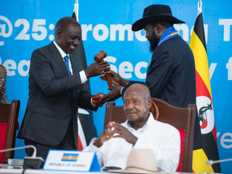 William Ruto et Salva Kiir