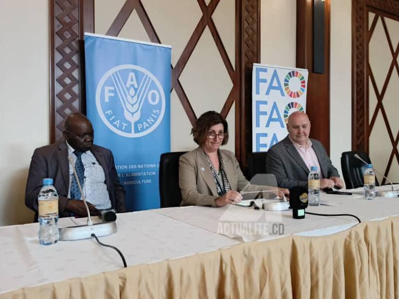  Conférence de presse marquant la fin de séjour de la directrice générale adjointe de la FAO, Élisabeth Ann Bechdol