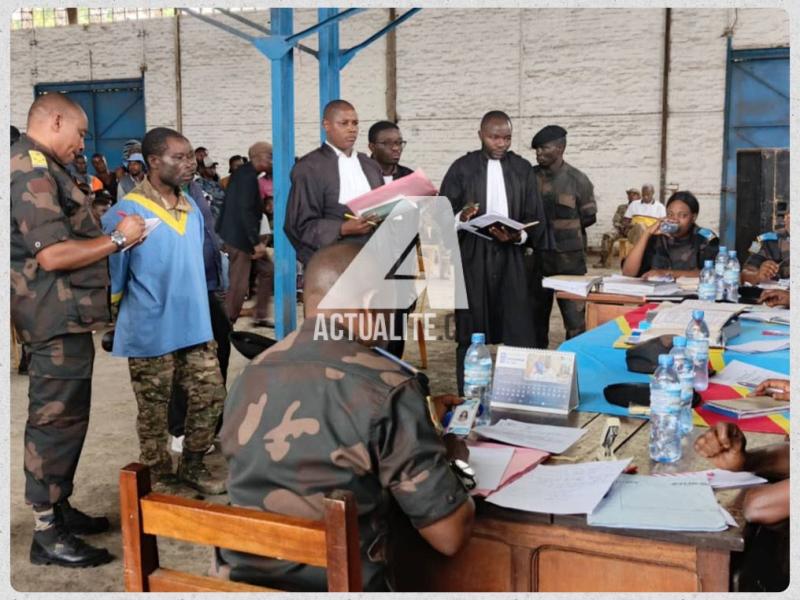 Un militaire devant un tribunal